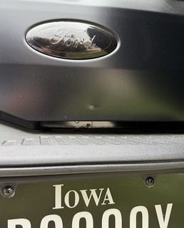 First ding on the Bronco. In the worst spot ever. Dammit.