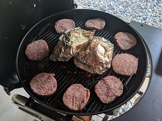Burgers n cabbage
