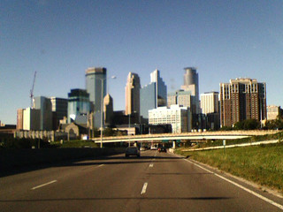 Skyline - Driving into Minneapolis