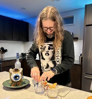 Art - When Kari’s parents send fresh grapefruits from AZ, we make salty dogs