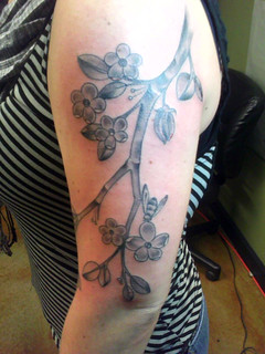Tattoo - Kari's Apple Branch/Blossom Tattoo