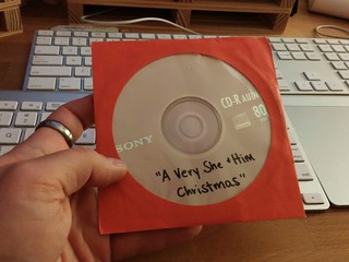 About to crank this compact disk I got from Mitch and Jessica last summer.