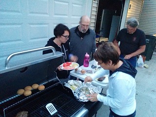 Inaugural Reynolds house grill out