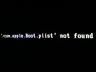Tech - com.apple.Boot.plist not found