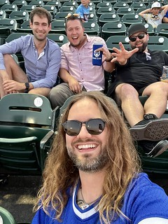 Watchin some baseball with buds