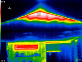 House - I think I need more insulation in the peak of my living room