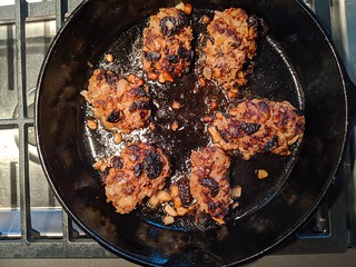 Cookin these globs of meat