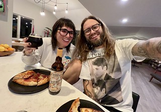 pizza - Pizza and Biebs and beer!