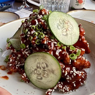 This Chicken Karaage was wild. A bit over the top on the sauce. But it was pretty and very tasty.