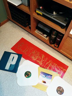 New pre-amp. New albums. Finally listening to vinyl in my loft again.