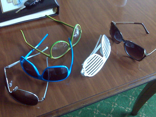 Kari and I have a sunglasses problem.