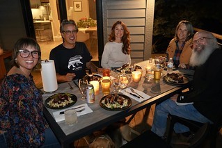 Teresa Reynolds - A beautiful night for a family dinner on the deck