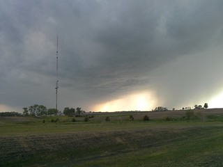 Biking - Beating the storm home