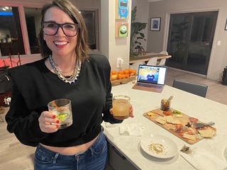 Drinks - Doin a truffle Mac n Cheese cooking class for Harper’s birthday