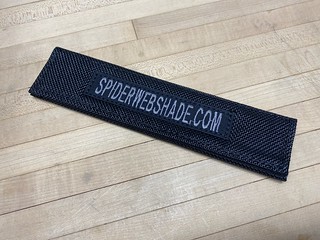 Ordered some seatbelt silencers for the Jeep. They came with obnoxious patches on them