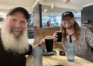 Lunch and a birthday beer