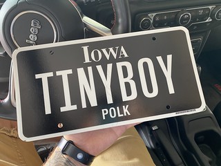 License Plate - Tiny boy