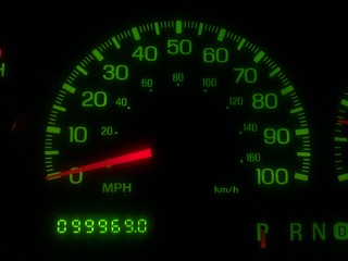 Just backed into my garage and noticed how close I was to 100k.