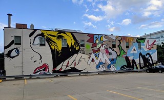 Art - I really like this mural in Des Moines
