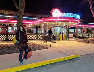 This may be the first time we've had breakfast for dinner together