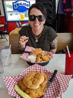 This girl's on summer break, which means we get to hang more at lunch.