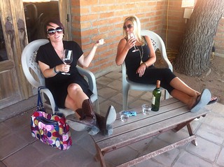 Interrupting Kari and Lindsey's afternoon