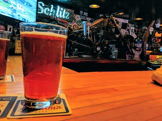 Havin a beer at Kung Fu Tap and Taco