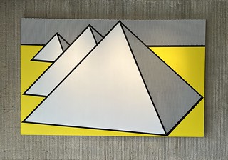 Art - Giant Lichtenstein Pyramids. Nothing for scale.