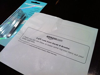 New Tweezer Gift Note