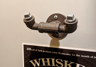 Home Ideas - Interesting industrial hook idea