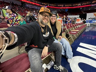 frame - She was jealous of my last courtside game, so…