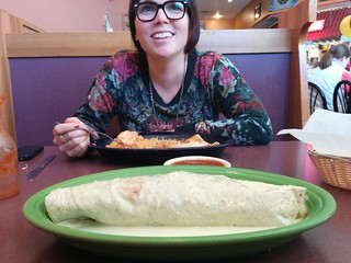 Just havin a burrito bigger than my form arm