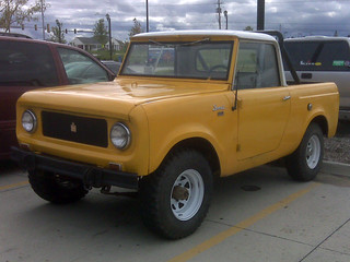 Sweet Iowa Hawkeye IH truck, ha.