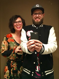 Derek Brooks and Kari Brooks - Kari wanted a New Year's Eve selfie