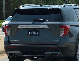 License Plate - Oh Karen