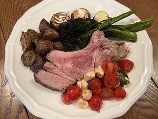 Most of this was awesome. The ribs could've used some more time on the grill, heh.