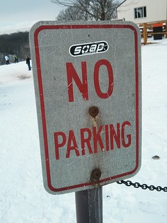 I tagged this sign with a soap sticker 10 years ago.