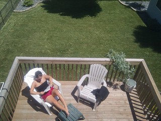 Kari Brooks - Kari's summer... and the view from my office window.