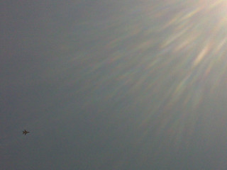 These jets fly over a lot.