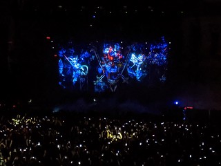 Slayer - The Slayer backdrop was so gnarly