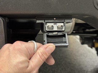 Anderson plug installed