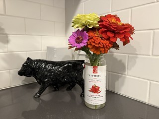 Casey gave me some flowers from his back yard. I’m a big time flower guy now.