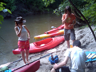 Kayaking - Kayaking with the cousins