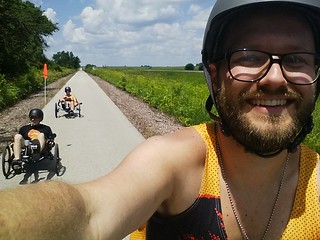 Biking - Family selfie