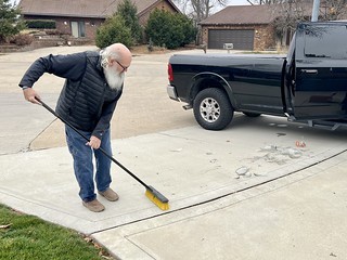 Homebrew - Sweepin up some glass