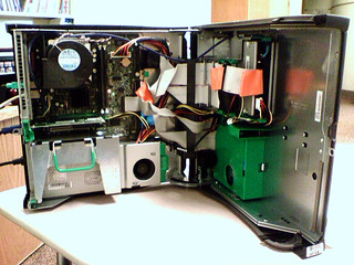 Tech - Inside of Kari's work computer
