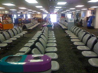 A bit early for my flight...