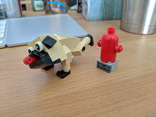 Got this lil Lego pug guy