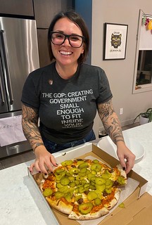 pizza - Cheeseburger pizza