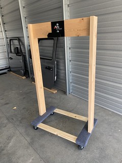Covid-19 - Made this Jeep door cart